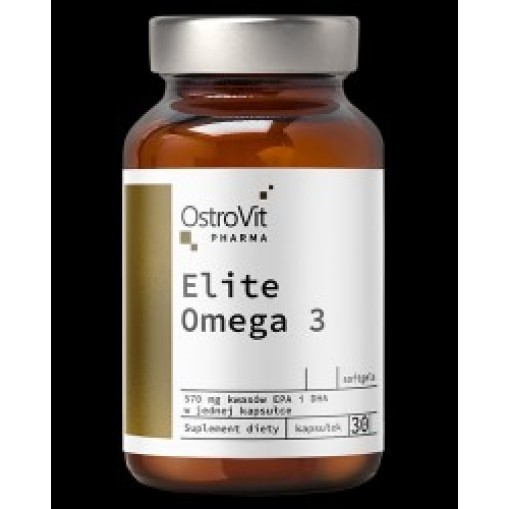 OstroVit Elite Omega 3 1000 mg + Vitamin E 30 Гел капсули OstroVit Elite Omega 3 1000 mg + Vitamin E 30 Гел капсули