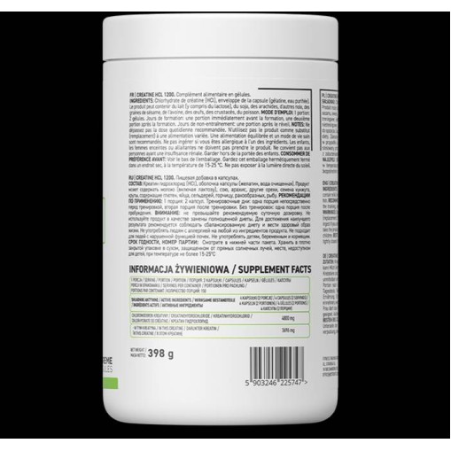 OstroVit Creatine HCL 2400 / Creatine Hydrochloride 300 капсули OstroVit Creatine HCL 2400 / Creatine Hydrochloride 300 капсули