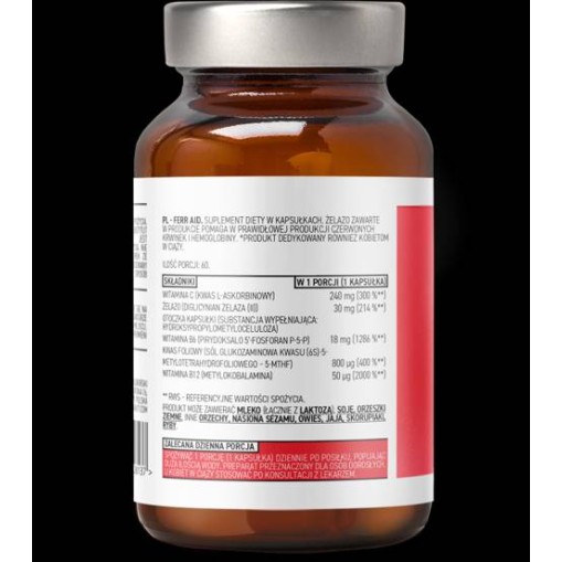 OstroVit Ferr Aid / Iron Complex 60 капсули OstroVit Ferr Aid / Iron Complex 60 капсули