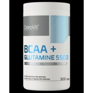 OstroVit BCAA + Glutamine 5500 mg 300 капсули OstroVit BCAA + Glutamine 5500 mg 300 капсули