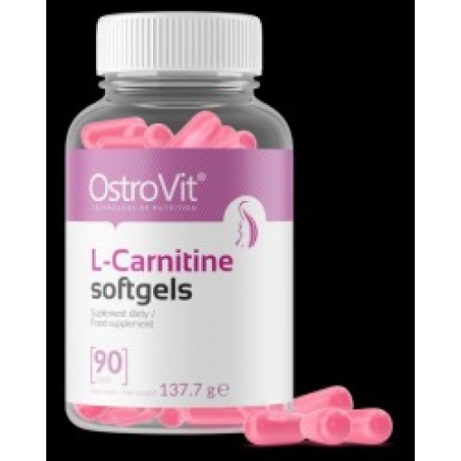 OstroVit L-Carnitine Softgels 90 Гел капсули OstroVit L-Carnitine Softgels 90 Гел капсули