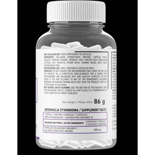 OstroVit Collagen 850 mg 90 капсули OstroVit Collagen 850 mg 90 капсули