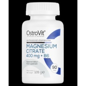OstroVit Magnesium Citrate 400 mg + B6 90 Таблетки OstroVit Magnesium Citrate 400 mg + B6 90 Таблетки
