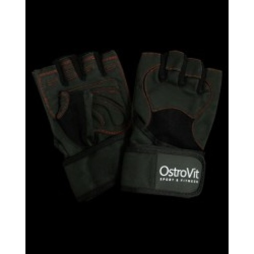 OstroVit Men's Training Gloves with Wristwraps / Мъжки тренировъчни ръкавици с накитници OstroVit Men's Training Gloves with Wristwraps / Мъжки тренировъчни ръкавици с накитници