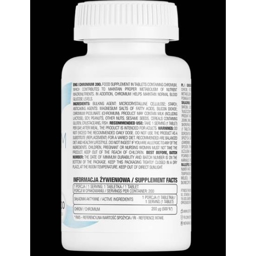OstroVit Chromium 200 200 Таблетки