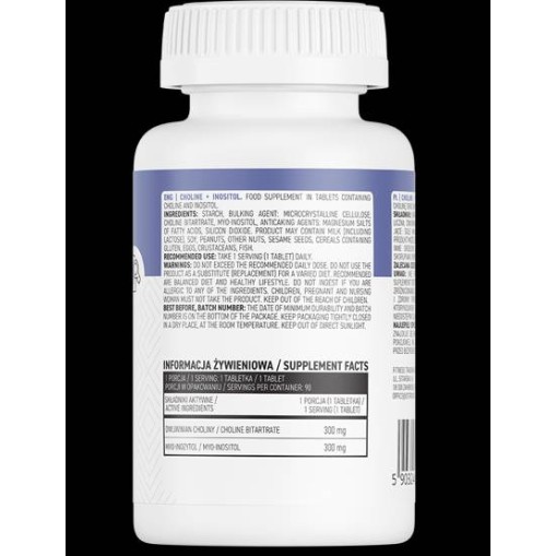 OstroVit Choline + Inositol 90 Таблетки OstroVit Choline + Inositol 90 Таблетки