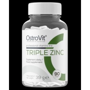 OstroVit Triple Zinc / Gluconate + Picolinate + Citrate 90 капсули OstroVit Triple Zinc / Gluconate + Picolinate + Citrate 90 капсули