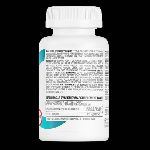 OstroVit Selenium 200 mcg 220 Таблетки OstroVit Selenium 200 mcg 220 Таблетки