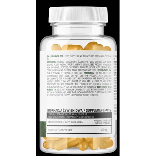 OstroVit CoQ10 / Ubichinon 100 mg 100 капсули
