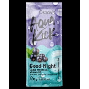 OstroVit Aqua Kick / Advanced Hydration - Good Night 10 грама, 1 Доза OstroVit Aqua Kick / Advanced Hydration - Good Night 10 грама, 1 Доза