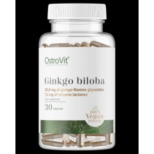 OstroVit Ginkgo Biloba 120 mg / Vege 30 капсули OstroVit Ginkgo Biloba 120 mg / Vege 30 капсули