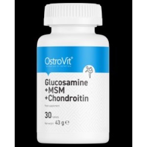 OstroVit Glucosamine + MSM + Chondroitin 30 Таблетки OstroVit Glucosamine + MSM + Chondroitin 30 Таблетки