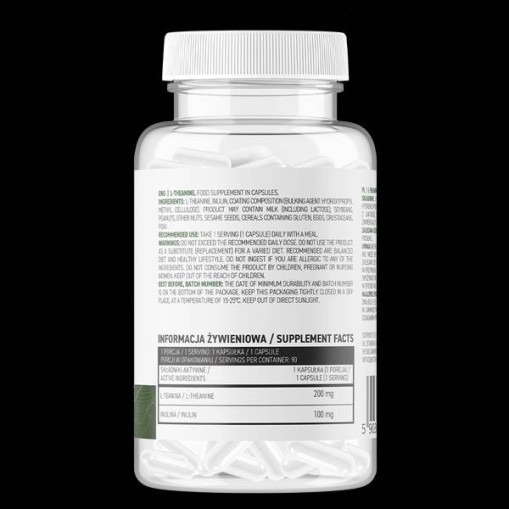 OstroVit L-Theanine 200 mg Vege 90 капсули OstroVit L-Theanine 200 mg Vege 90 капсули