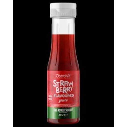 OstroVit Strawberry Flavored Sauce | Vegan Friendly - Zero Calorie 350 мл OstroVit Strawberry Flavored Sauce | Vegan Friendly - Zero Calorie 350 мл