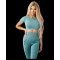 OstroVit Women's Seamless Short-Sleeve Crop Top | Топ Кроп с къс ръкав - Зелен