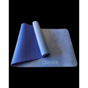OstroVit Exercise Yoga Mat with Plush Microfiber | Тренировъчна постелка за йога с покритие от плюшен микрофибър 183 x 61 x 0.5 cm