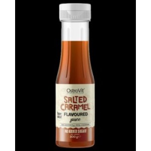 OstroVit Salted Caramel Flavored Sauce | Vegan Friendly - Zero Calorie 300 мл