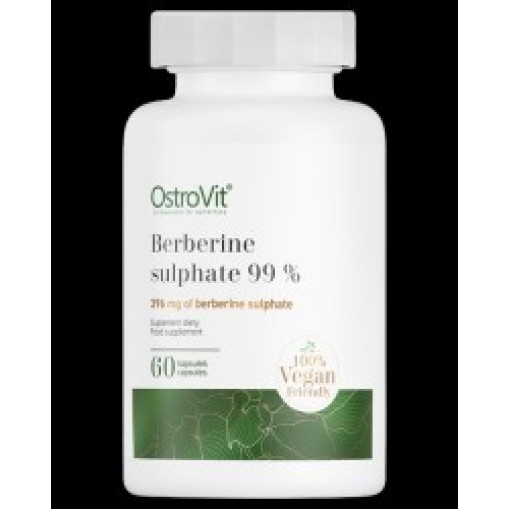 OstroVit Berberine Sulphate 396 mg | 99% Berberis Root Extract 60 капсули