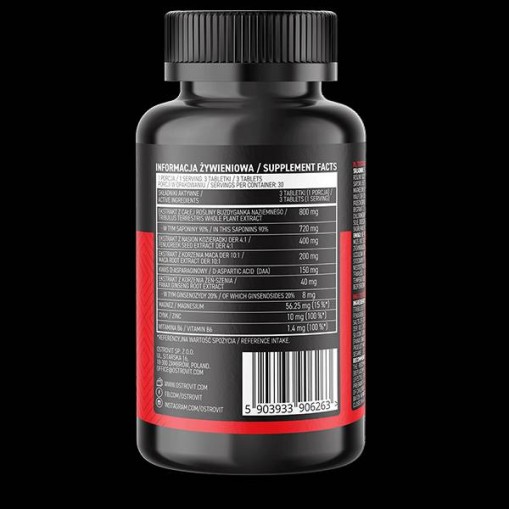 OstroVit Testotabs | Testosterone Booster 90 Таблетки OstroVit Testotabs | Testosterone Booster 90 Таблетки