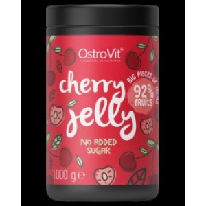 OstroVit Cherry Jelly | 92% Real Fruits ~ No Added Sugar 1000 грама OstroVit Cherry Jelly | 92% Real Fruits ~ No Added Sugar 1000 грама