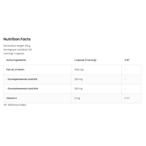OstroVit KEEZA Omega 3 Ultra 120 Гел капсули OstroVit KEEZA Omega 3 Ultra 120 Гел капсули