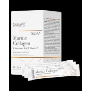 OstroVit Marine Collagen & Hyaluronic Acid Powder | with Vitamin C 30 x 5 грама OstroVit Marine Collagen & Hyaluronic Acid Powder | with Vitamin C 30 x 5 грама