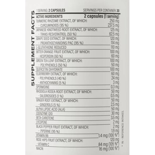OstroVit 17 Antioxidants 60 капсули OstroVit 17 Antioxidants 60 капсули