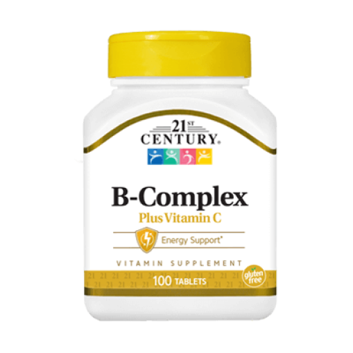 Имунна система > Витамин B Комплекс Натурален с витамин Ц 100 Капсули