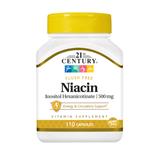 Витамини > Ниацин Инозитол Хексаникотинат 500 мг 110 Капсули