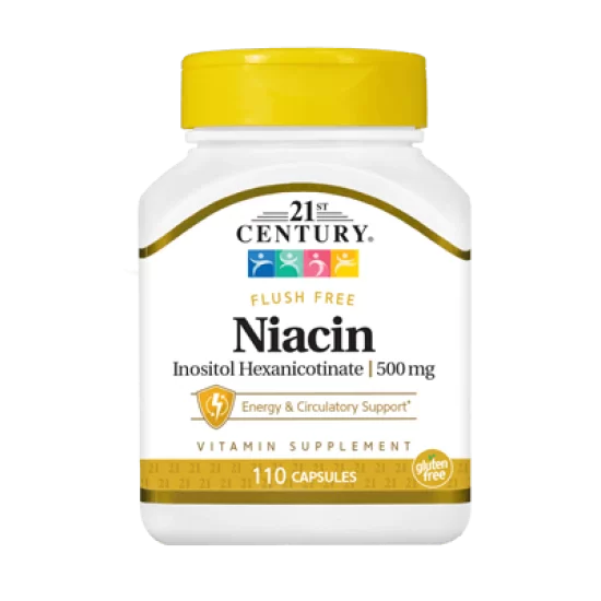 Ниацин Инозитол Хексаникотинат 500 мг 110 Капсули
