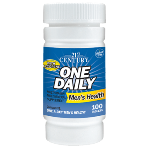 Мъжко здраве > One Daily Мултивитамини и мултиминерали за мъже с Ликопен 100 Таблетки