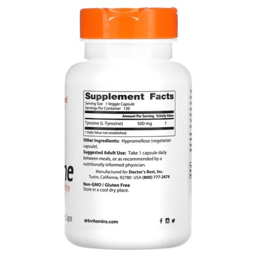 Здравословни добавки > Doctor s Best L-Tyrosine 500 mg
