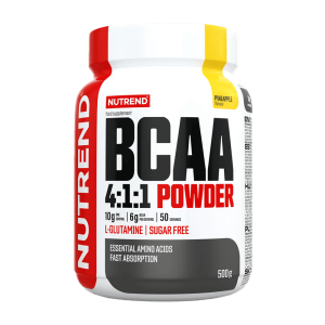 NUTREND BCAA 4:1:1 Powder 500 гр - BCAA + глутамин NUTREND BCAA 4:1:1 Powder 500 гр - BCAA + глутамин