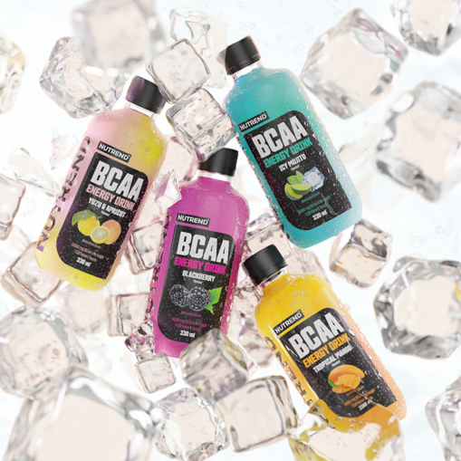 NUTREND BCAA Energy Drink 330 мл - Енергийна напитка с BCAA NUTREND BCAA Energy Drink 330 мл - Енергийна напитка с BCAA