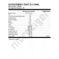 NUTREND Gutar Energy Shot 20 шота x 60 мл - Предтренировъчен продукт