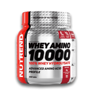 NUTREND Whey Amino 10 000 300 таблетки - Аминокиселини със суроватъчен хидролизат NUTREND Whey Amino 10 000 300 таблетки - Аминокиселини със суроватъчен хидролизат