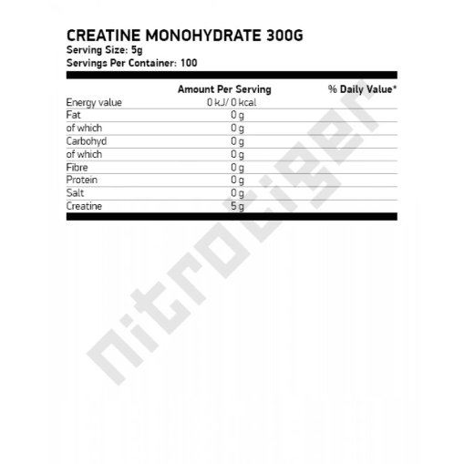 NUTREND Creatine Monohydrate 300гр - Креатин монохидрат NUTREND Creatine Monohydrate 300гр - Креатин монохидрат