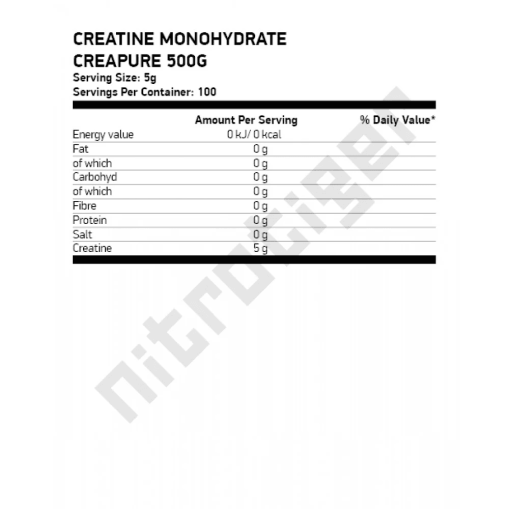 NUTREND Creatine Monohydrate Creapure 500гр - Креатин монохидрат NUTREND Creatine Monohydrate Creapure 500гр - Креатин монохидрат