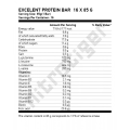 NUTREND Excelent Protein Bar 18 x 85 гр - Протеинови барове