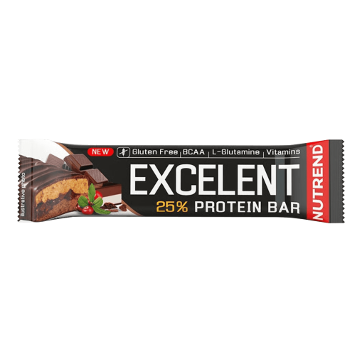 NUTREND Excelent Protein Bar Double 18 x 85 г - Протеинови барове NUTREND Excelent Protein Bar Double 18 x 85 г - Протеинови барове