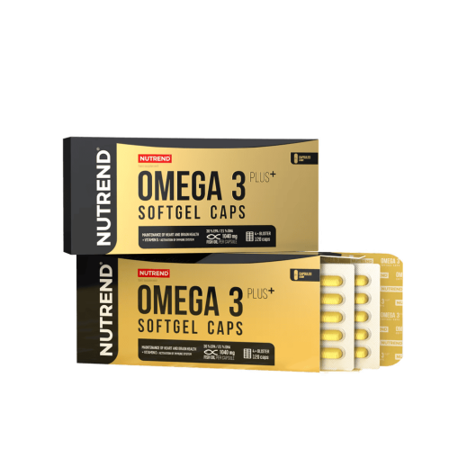 NUTREND Omega 3 Plus 120 капсули - Омега 3 мастни киселини