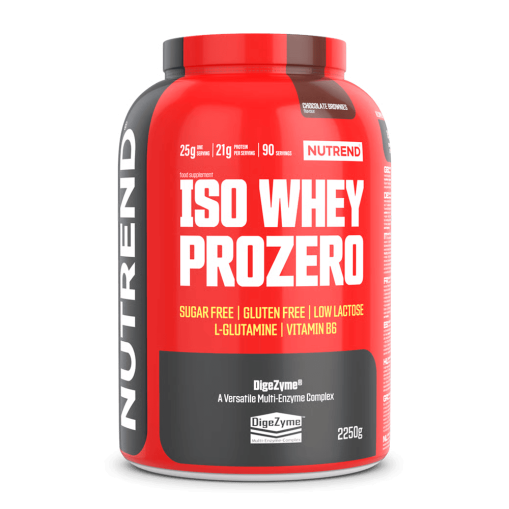 Nutrend Iso Whey Prozero 2250 г - Суроватъчен протеин изолат Nutrend Iso Whey Prozero 2250 г - Суроватъчен протеин изолат