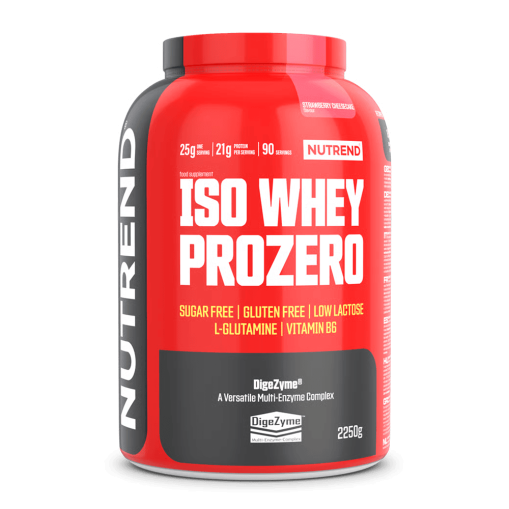 Nutrend Iso Whey Prozero 2250 г - Суроватъчен протеин изолат Nutrend Iso Whey Prozero 2250 г - Суроватъчен протеин изолат