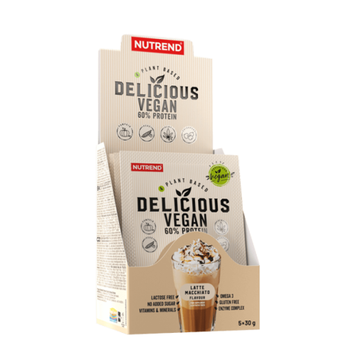 NUTREND Delicious Vegan Protein 5 сашета х 35 гр - Веган протеин саше
