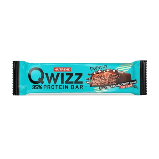 NUTREND Qwizz Protein Bar 12 х 60 гр - Протеинови барове NUTREND Qwizz Protein Bar 12 х 60 гр - Протеинови барове