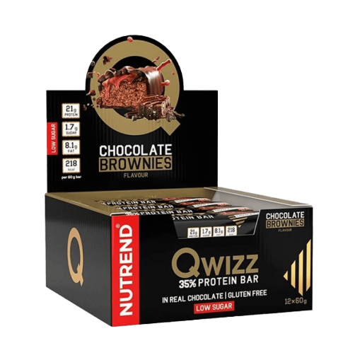 NUTREND Qwizz Protein Bar 12 х 60 гр - Протеинови барове NUTREND Qwizz Protein Bar 12 х 60 гр - Протеинови барове