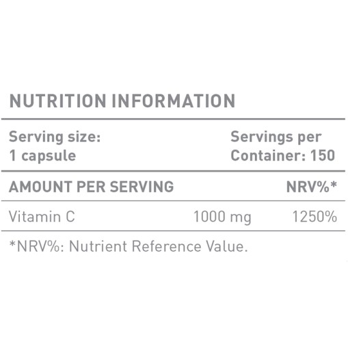 Battery Nutrition Vitamin C 1000mg - Витамини - Battery Nutrition Витамини > Battery Nutrition Vitamin C 1000mg