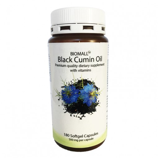 Растителни Екстракти > Масло от черен кимион 500 мг 180 капсули | BioMall
