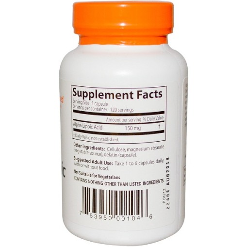 Doctor s Best Alpha-Lipoic Acid 150mg - Здравословни добавки - Doctor s Best Здравословни добавки > Doctor s Best Alpha-Lipoic Acid 150mg