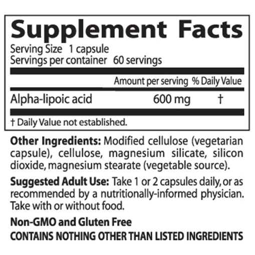 Doctor`s Best Best Alpha-Lipoic Acid 600 mg - Здравословни добавки - Doctor s Best Здравословни добавки > Doctor`s Best Best Alpha-Lipoic Acid 600 mg
